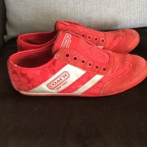 Coach Red Shoes